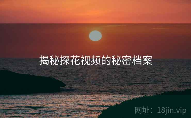 揭秘探花视频的秘密档案